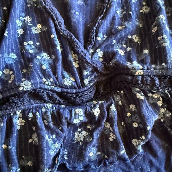 Justice - Girls Top - Floral Long Sleeve - Size 12 - Picture 6 of 8